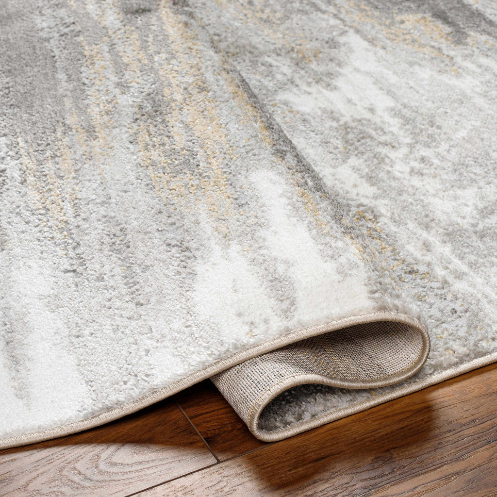 Derex Abstract Gray Rug-4