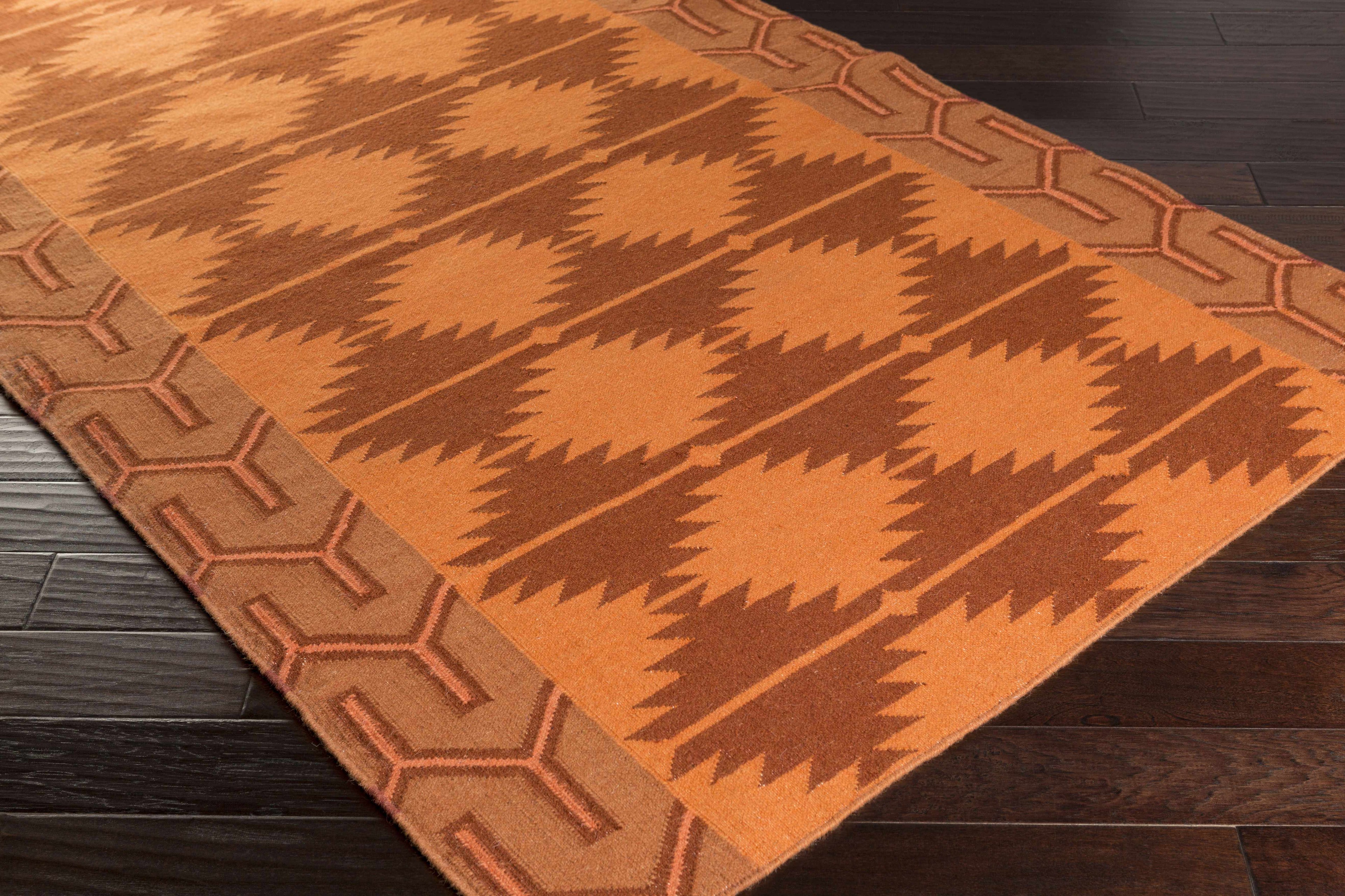 Orange Swissvale Area Carpet Area Rug